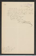 k.k. naturhistorisches Hofmuseum, Intendanzakten 1885-1896 (Hauer), Aktenzahl Z.614/1892, Seite 1
